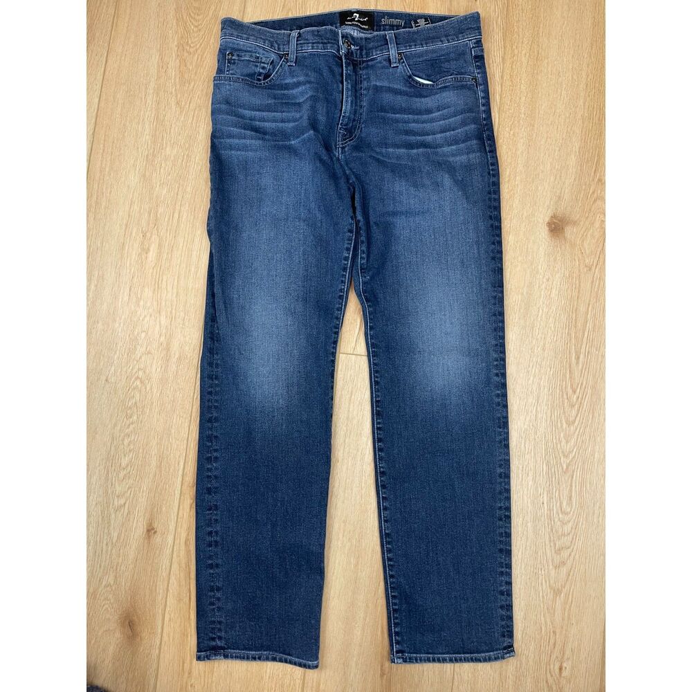 7 For All Mankind Luxe Performance Slimmy Jeans Size 36